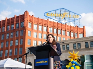 Lighting Up History: Goodyear's Iconic Sign Shines Again
