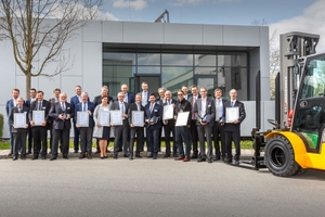Division Marangoni received an award as the best supplier of Jungheinrich