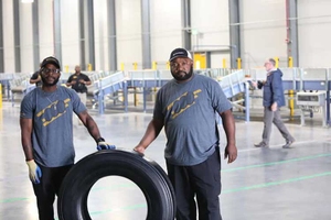 Continental's new American plant shipped the first batch of tires